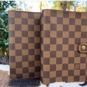 LOUIS VUITTON AGENDA MM DAMIER EBENE